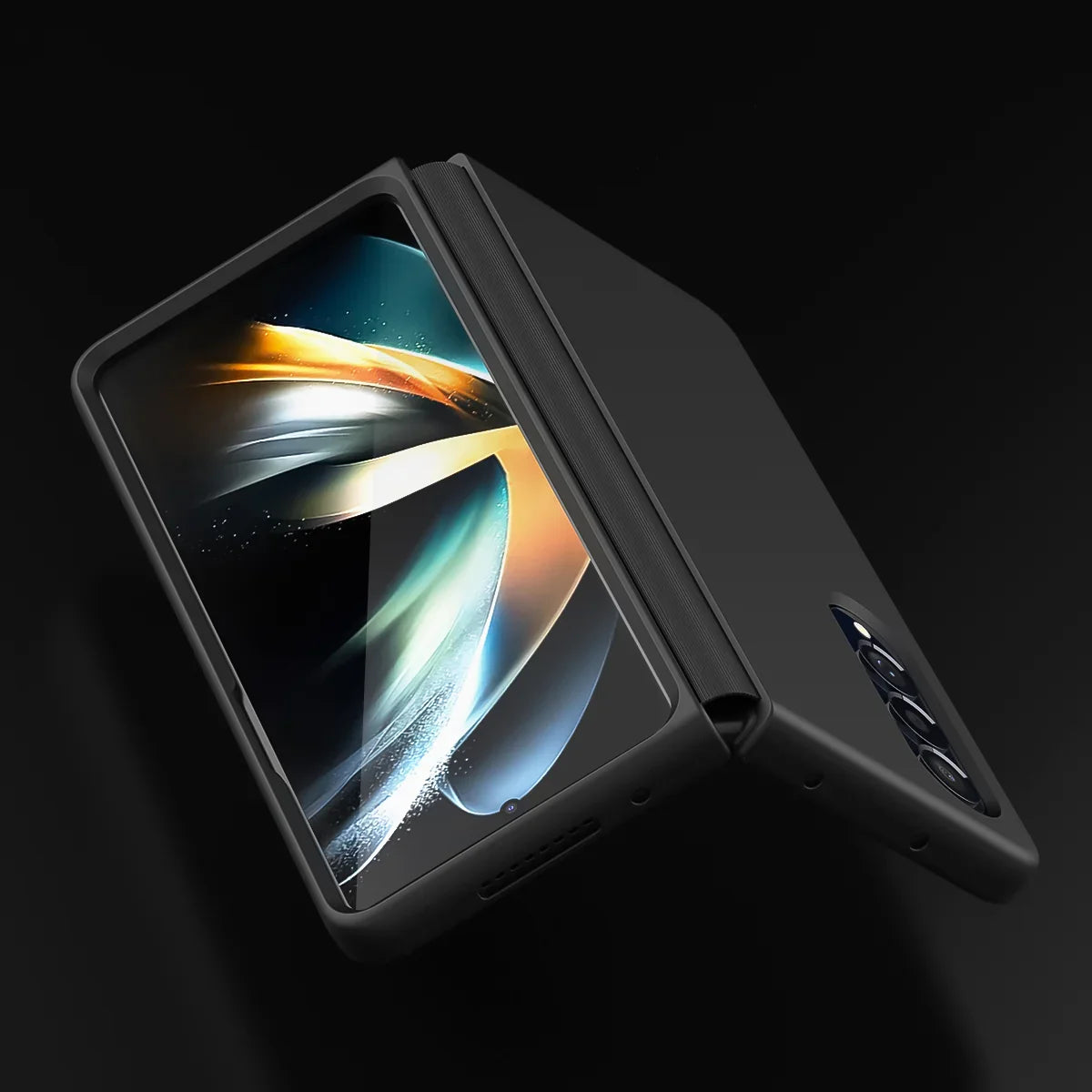 Araree Aeroflex Case For Z Fold 4 - Black - Tashqila Araree Aeroflex Case For Z Fold 4 - Black - Tashqila